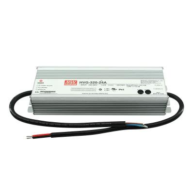 China Aluminum Profile Waterproof LED Power Supply For Indoor Outdoor Lighting HVG-320-24A for sale