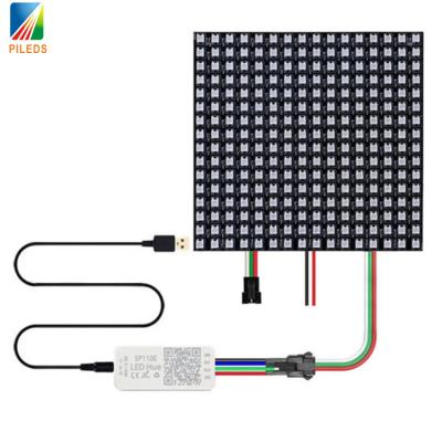 China Painéis de matriz LED flexíveis endereçáveis 5050 SMD WS2812B 16x16 à venda