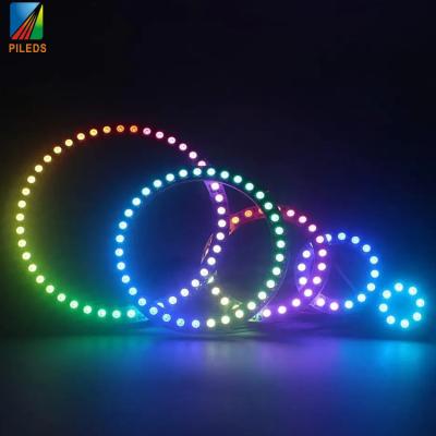 China DC5V WS2812 LED Pixel Ring Addressable RGB Full Color 1000cd/M2 Brightness for sale
