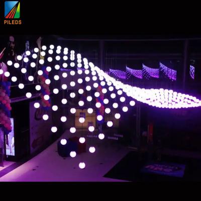 China Sphäre RGB LED Lifting Ball 15cm 20cm Dia für Beleuchtung Unterhaltung zu verkaufen