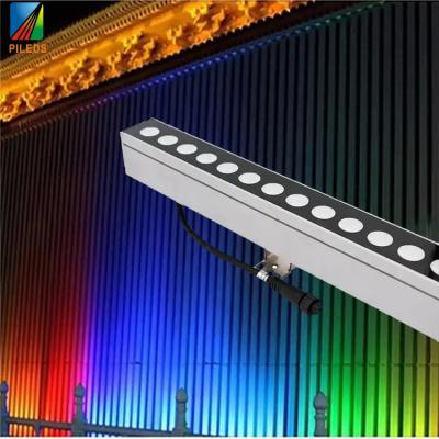China Lámpara de lavado de pared LED DMX RGB 24W 36W para luces arquitectónicas en venta