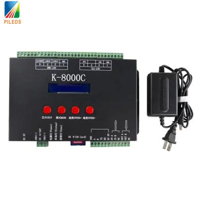 China Controlador de LED K-8000C de 8 portas off-line programável para solução de iluminação inteligente à venda
