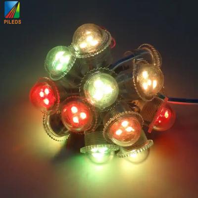 China DC12V 26mm 5050 SMD RGB Chips led pixel waterproof IP68 led pixel round rgb 3 points led module with ic ucs1903 /ws2811 for sale