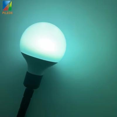China 360degree rgb pixel programmable waterproof 3D dmx / SPI 80mm led pixel ball point light for sale
