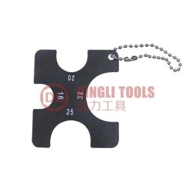 China Easy Carry Black Pipe Caliper Gauge Tool 4 in 1 DL-1232-24 Meet de buisdiameter Te koop