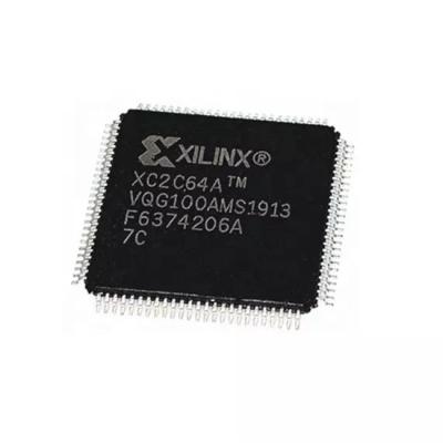 China Dispositivo de lógica programable del Ic VQFP-100 de la electrónica de XC2C64A-7VQG100C FPGA Digital en venta
