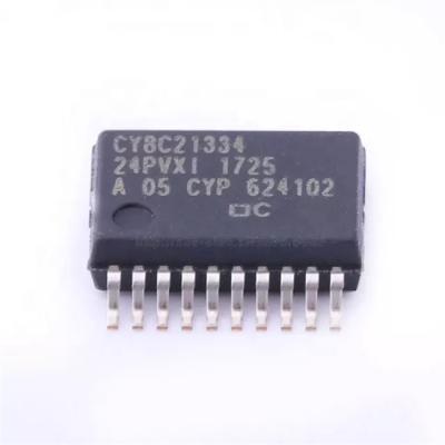 Chine Boîtier de commande de micro de la puce SSOP-20 Mcu de la mémoire instantanée IC de CY8C21334-24PVXIT MCU à vendre