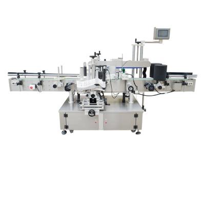 China Automatic Self Adhesive Sticker Double Two Side Daily Necessities Bottle Labeling Machinery for sale