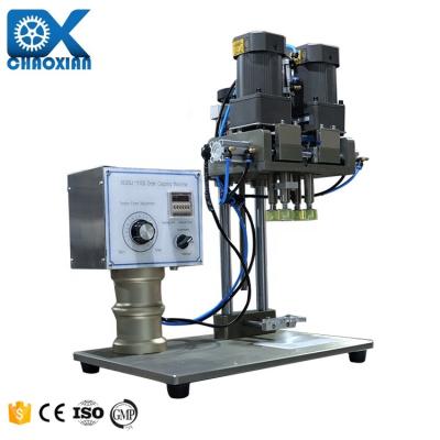 China Semi Automatic High Quality Capacity Pneumatic Desktop Bottle Squeeze Capper Capping Machine for sale