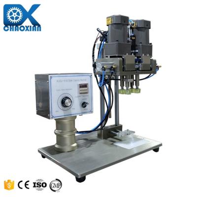 China Semi-Automatic Glass Bottle low Price Plastic Twist Off Sealing Capping Machine Low Prices for sale