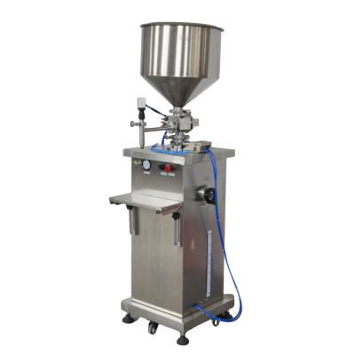 China Semi Automatic Cream Mayonnaise Glass Maple Syrup Water Milk Liquid Bottle Filling Machine for sale