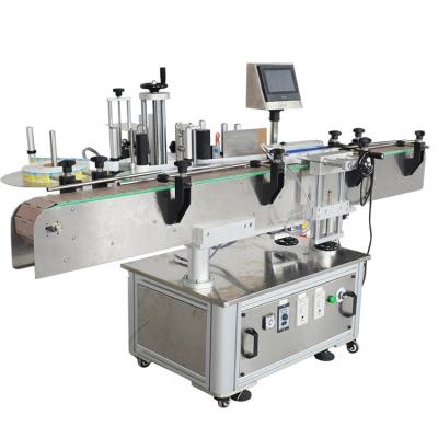 China Automatic Soda Drink Soy Sauce Oil Self Adhesive Label Labeling Machine Bottle Labeler for Sale for sale