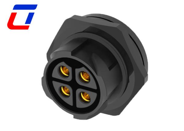 Quality Waterproof 4 Pin Male To Female Connector Circular Panel Mount Connector IP67 for sale