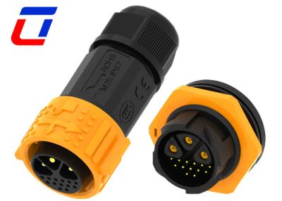 China High Current Rated 30A 16 Pin Male Female Connector Multi Pin IP67 Waterproof for sale