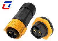 Quality 600V 30A M25 Waterproof Male And Female Connectors 2 Pin IP67 Panel Mount for sale