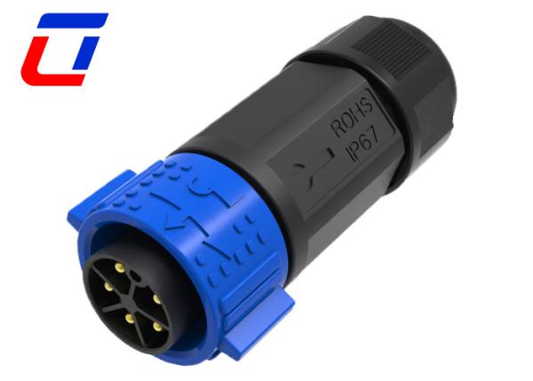 Quality 20A Industrial Waterproof Power Connector 5 Pin Waterproof Power Cord Connector for sale