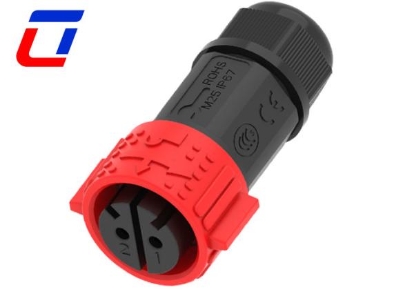 Quality Waterproof 2 Pin Male Female Connector 50A For 16.0mm Cable OD Max. for sale