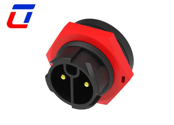 Quality 2 Pin Waterproof Power Connector 20A 300V Industrial Waterproof Aviation for sale