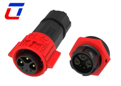China M19 Electrical Multi Pin Connectors Waterproof Wire To Board 300V With Push Locking for sale