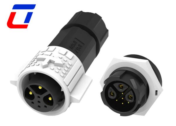 Quality M19 Multic Pin Male To Female Cable Connectors Waterproof 3 Power 5 Signal IP67 for sale