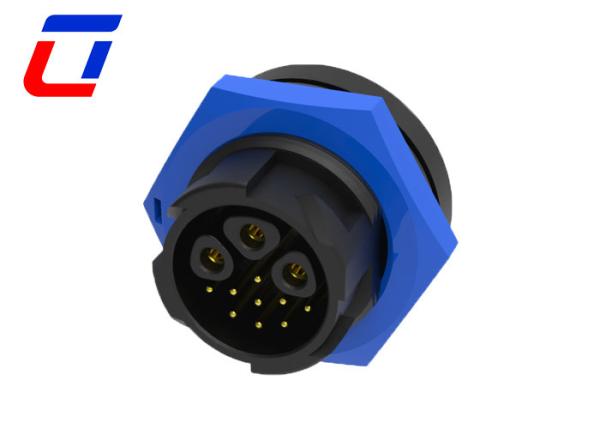 Quality XLR Plug Socket Waterproof Multi Pin Connectors 300V 3 Female Power 9 Male for sale