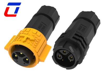 China 3+2 Pin Waterproof Male Female Connector 15A Circular Power Signal Connector for sale