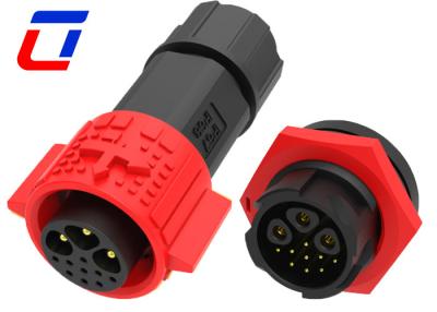 China 3 9 Pin Plug Socket Waterproof Circular Connector IP67 Data And Power Connection for sale