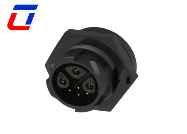 Quality Circular PA66 Plastic Outdoor Waterproof Connector For Industrial Inkjet for sale