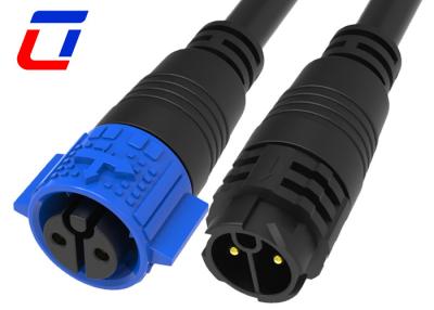China M19 Conector de cable impermeable de calibre 12 de 2 pines conector masculino de conector femenino en venta