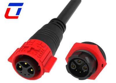 Chine 3+3 broches 15A IP67 connecteur de câble imperméable M19 prise et prise imperméable à vendre