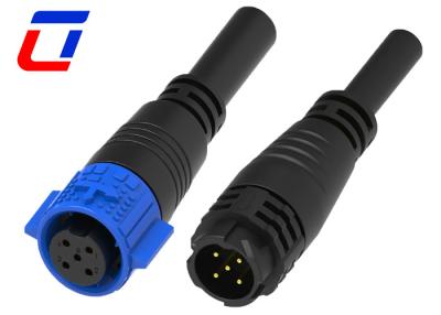 China 5 Pin 10A Low Voltage Male Female Cable Connectors Waterproof For LED for sale