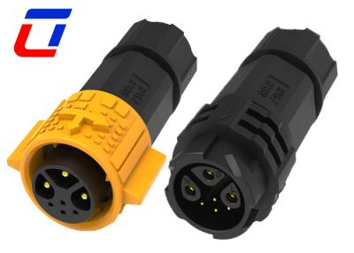China 7 Pin M19 Waterproof LED Connector 3+4 Pin Water Tight Wire Connectors for sale