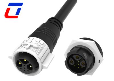 중국 3 코어 전력 케이블 방수 LED 커넥터 5 핀 빠른 단속 케이블 커넥터 판매용