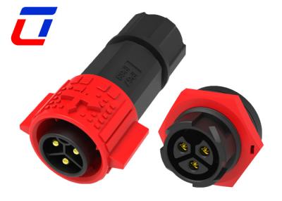 China Conectores de cable impermeable para automóviles de 3 pines 20A Conector de toma de enchufe M19 de 3 fases en venta