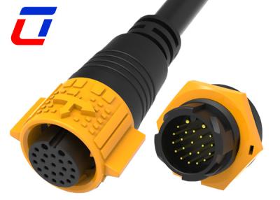 Cina Multi Pin 2+20 Waterproof Plug Socket Cable Connector 2 Pin Push Lock Rapido rilascio in vendita