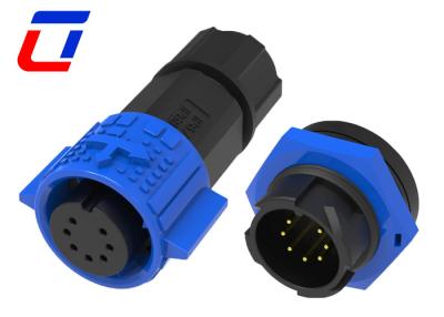 China M19 7 Pin Automotive Waterproof Male Female Connector para sinal de baixa potência à venda