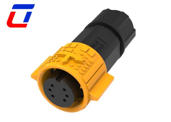 Quality 120V 6 Pin Waterproof Circular Connector M19 Waterproof Landscape Wire for sale