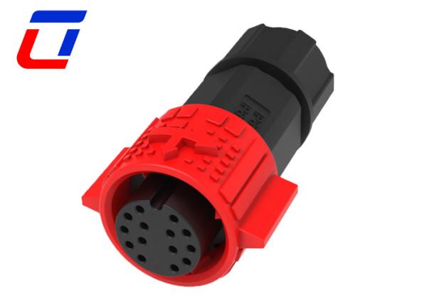 Quality M19 Push Lock Circular 14 Pin Male Female Connector Waterproof Wire To Board for sale