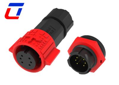 China Push Locking 5A Waterproof Connector 6 Pin Wire To Board Cable Plug Connector for sale