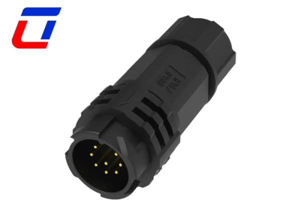 Quality OEM ODM Waterproof 8 Pin Data Connector M19 Push Lock IP67 Wire Connector for sale