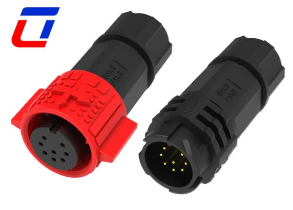 Quality OEM ODM Waterproof 8 Pin Data Connector M19 Push Lock IP67 Wire Connector for sale