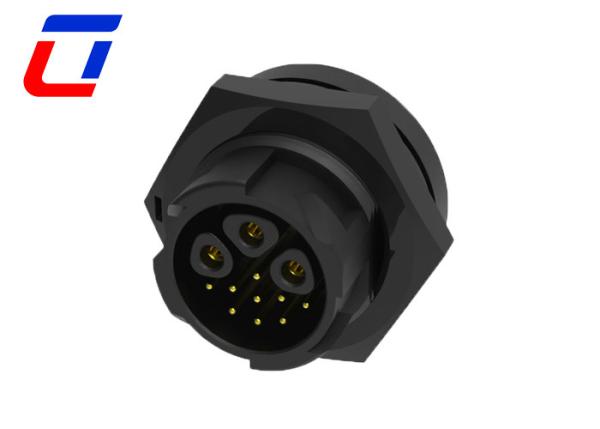Quality 3 9 Pin IP67 Multi Pin Connector Types Waterproof Data And Power Connection for sale