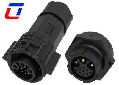 China 3 9 Pin IP67 Multi Pin Connector Types Waterproof Data And Power Connection for sale
