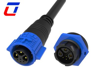 Китай Подъемный замок водонепроницаемый кабель передачи данных соединитель 3 пин Power 4 пин панель монтажный соединитель продается