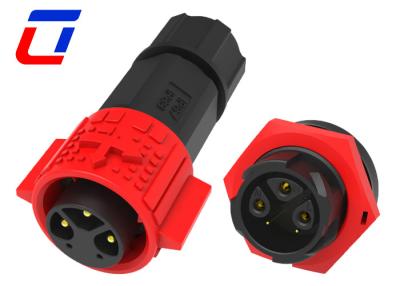 China 3+2 Pin 15A Waterproof Data Connector 300V M19 Plastic Circular Connectors for sale