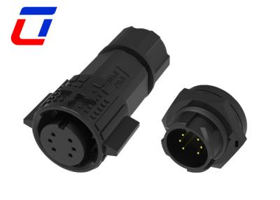 China Nylon 6 Pin IP67 Waterproof Connector 5A Wire Quick Disconnect Connectors for sale