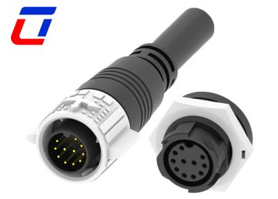 China Male Plug Cable IP67 Panel Mount Waterproof Connector 11 Pin M19 For Growth Lights for sale
