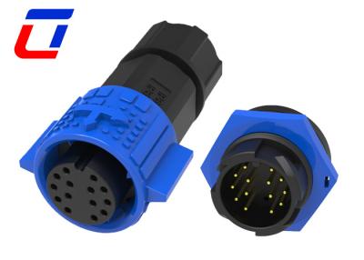 China 5A 14 Pin Round IP67 Waterproof Connector M19 Wire To Board Connector Types for sale