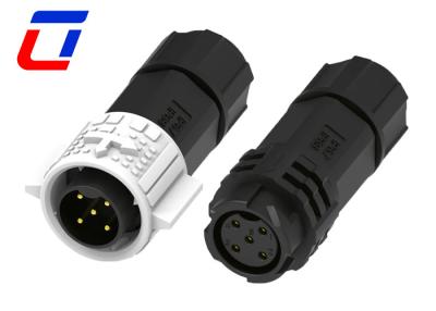 Chine 5 broches mâle femelle connecteur câble à câble types M19 étanche avec verrouillage à vendre