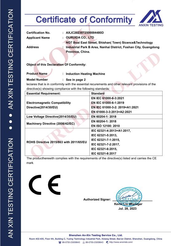 Fornecedor verificado da China - OURUIDA CO.,LTD